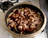 鶏肉やわらか親子丼作り方5写真