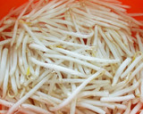 さっと、もやしと豚こまのスープ作り方1写真
