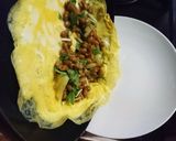 じゃがいもと納豆オムレツ作り方8写真