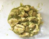 レンジで♪鶏胸肉のアボカドソース作り方4写真