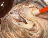 Wチョコクリームの苺チョコショートケーキ作り方17写真