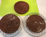 Wチョコクリームの苺チョコショートケーキ作り方37写真