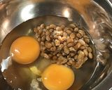 納豆入り厚焼き玉子作り方2写真