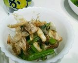 しめじと小松菜のポン酢おひたし。作り方4写真