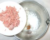 新玉ねぎのひき肉詰め煮物♪簡単作り方4写真
