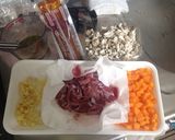 砂ズリ水切り不要麻婆豆腐作り方1写真