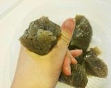 ちぎりこんにゃくのごま油炒めいりこ粉かけ作り方1写真