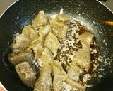 ちぎりこんにゃくのごま油炒めいりこ粉かけ作り方4写真