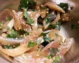 アジ刺丼Ⅱ。作り方2写真