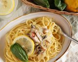 うまみたっぷり！サバとレモンのパスタ作り方20写真