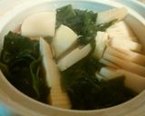 土鍋でほっこり若竹煮(筍とワカメの煮物)作り方3写真