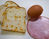 忙しい朝に♪フライパンで2分ホットサンド作り方1写真
