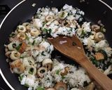 娘もパクパクほうれん草炒飯作り方3写真