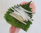 豚肉の新生姜巻き作り方3写真