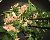 セロリとツナの簡単炒め作り方4写真