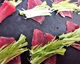 【マグロと水菜のエスニックカルパッチョ】作り方9写真