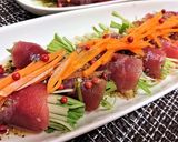 【マグロと水菜のエスニックカルパッチョ】作り方13写真