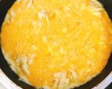 粉なし簡単！生地がチーズと卵の低糖質ピザ作り方4写真