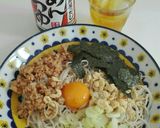 北海道の人は好き？納豆蕎麦。海苔、卵、等作り方5写真