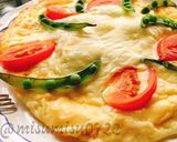 粉なし簡単！生地がチーズと卵の低糖質ピザ作り方15写真