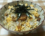 簡単☆さんま蒲焼き缶詰の混ぜご飯♪作り方5写真