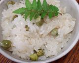 餅米で グリンピース おこわを!!作り方4写真