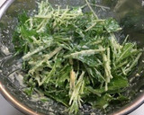 簡単♪水菜の白和えナムル風サラダ作り方2写真