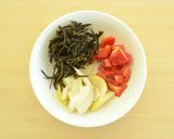 "ひじき"と"たけのこ"の簡単ピザ!作り方1写真