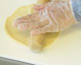 "ひじき"と"たけのこ"の簡単ピザ!作り方3写真