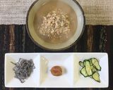 スープジャーで！オーツ麦の茶粥作り方5写真