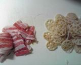 豚バラ肉とレンコンの生姜焼き作り方1写真
