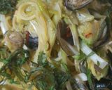 蜆とアボカドと葱のパスターエスニック風作り方9写真