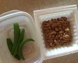 納豆とさやえんどうのチャーハン作り方1写真