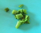 納豆とさやえんどうのチャーハン作り方2写真