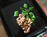 納豆とさやえんどうのチャーハン作り方3写真