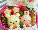 キャラ弁♪プーさん&ピグレットツムツム風作り方3写真