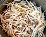 ひき肉ともやしの中華風トロトロスープ作り方2写真