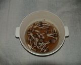 ぶなしめじのベーコンと温泉卵のせうどん！作り方4写真