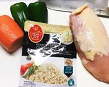 チキンピラフ鶏肉のっけ盛り作り方1写真