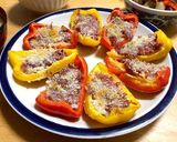 パプリカのコンビーフ詰め作り方5写真