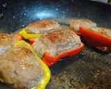カラーピーマン☆DE☆肉詰め作り方3写真