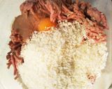 新玉ねぎたっぷりシャキふわハンバーグ作り方2写真