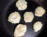 離乳食 ちくわと豆腐のふわふわ焼き作り方3写真