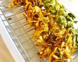 こごみと★塩昆布入りかき揚げ★竹輪天作り方8写真