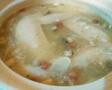 鶏手羽のもち麦薬膳粥作り方3写真