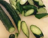 ♧豚ひき肉ピカタのきゅうりスープ作り方1写真