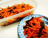 常備菜！簡単お惣菜人参と出し昆布の松前風作り方4写真