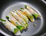 簡単！シューマイの皮でオクラベーコン巻作り方3写真
