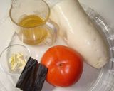 柿の甘さだけの「なます」作り方1写真