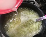 きゃべつと玉ねぎのふんわり卵スープ作り方9写真